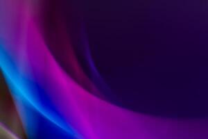 Abstract background with colored lines and blur effect of purple and blue colors. Gradients, waves and twisting. photo