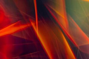 Abstract red and black background with a smooth gradient, sharp spiers, corners, lines and highlights. photo