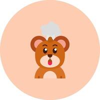Exploding Flat Circle Icon vector