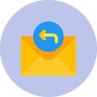 Left arrow Flat Circle Icon vector