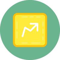 Trend Flat Circle Icon vector