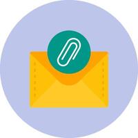 Clipper Flat Circle Icon vector