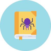 Horror Flat Circle Icon vector