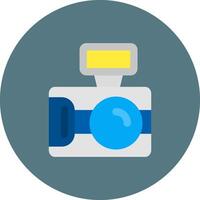 foto capturar plano circulo icono vector