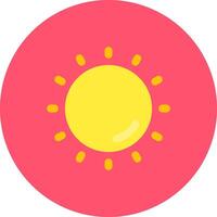 Dom plano circulo icono vector