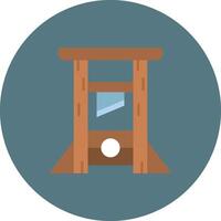 Guilotine Flat Circle Icon vector