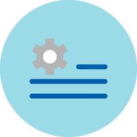 Deploy rules Flat Circle Icon vector