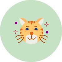 FALSE Flat Circle Icon vector