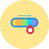 Filter Flat Circle Icon vector