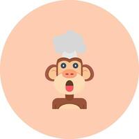 Exploding Flat Circle Icon vector