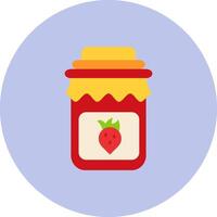 Jam Flat Circle Icon vector