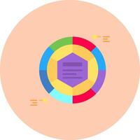 Infographic elements Flat Circle Icon vector