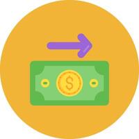 Payment Flat Circle Icon vector