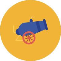 Canon Flat Circle Icon vector