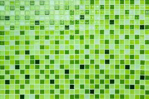 Green light pattern ceramic tiles wall for background and used interior design photo