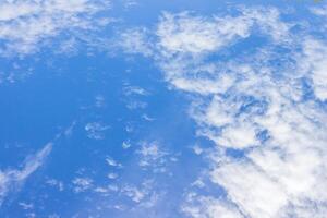 Light Blue sky and white cloud for background and texture photo