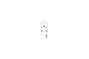 Car LED dimmer bulb white color in the white background and texture photo