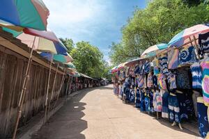 Kanchanaburi ,Tha Tham Krasae Cave market Place to sell souvenirs Thailand landmark in Kanchanaburi photo