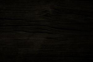 Old dark brown wood wall crack pattern on surface for background and texture photo