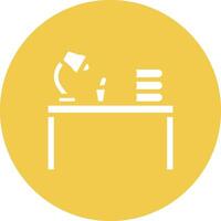Study Table Vector Icon