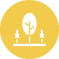 Tree Landscape Vector Icon