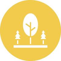 Tree Landscape Vector Icon