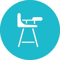 High Chair Vector Icon