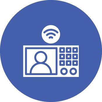 intercomunicador vector icono