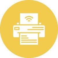 Smart Printer Vector Icon