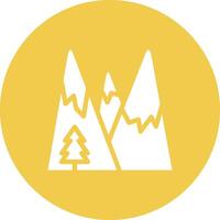 Mountains Landscape Vector Icon