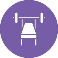 Bench Press Vector Icon