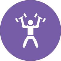 Weightlifter Vector Icon