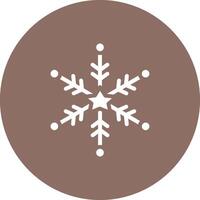 icono de vector de copo de nieve