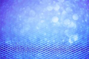 Blue glitter defocus. Abstract defocus and thin part focus background. photo