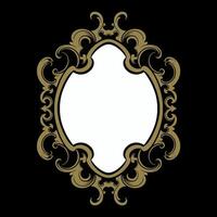 Vector frame ornament vintage classic element decoration