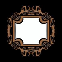 Vector frame ornament vintage classic element decoration