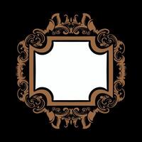 Vector frame ornament vintage classic element decoration