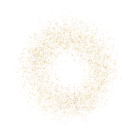 Aesthetic golden splatter png