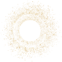 Aesthetic golden splatter png