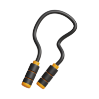 3d rendering of jump rope fitness icon png