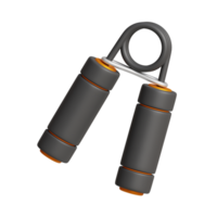 3d rendering of hand gripper fitness icon png