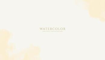 Abstract horizontal watercolor background. Neutral light colored empty space background illustration vector