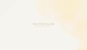 Abstract horizontal watercolor background. Neutral light colored empty space background illustration vector