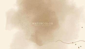 Abstract horizontal watercolor background. Neutral light colored empty space background illustration vector