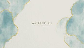 Abstract horizontal watercolor background. Neutral light colored empty space background illustration vector