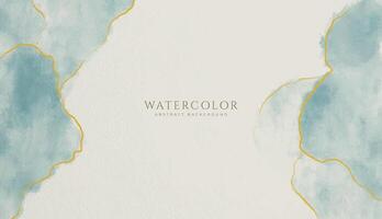 Abstract horizontal watercolor background. Neutral light colored empty space background illustration vector