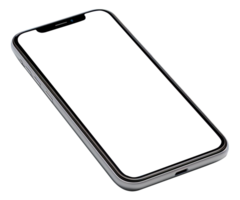 ai generiert Handy, Mobiltelefon Telefon Attrappe, Lehrmodell, Simulation Vorlage isoliert auf transparent Hintergrund, generativ ai png