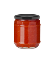 bbq salsa nel bicchiere vaso isolato su trasparente sfondo con ritaglio sentiero png