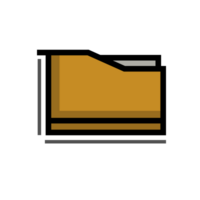 yellow folder icon graphic png