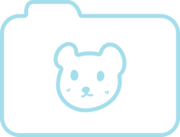 cute cartoon folder png